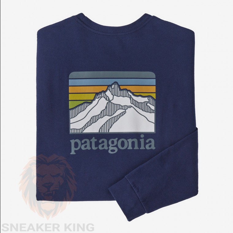 Лонгслів Patagonia logo ridge long tee